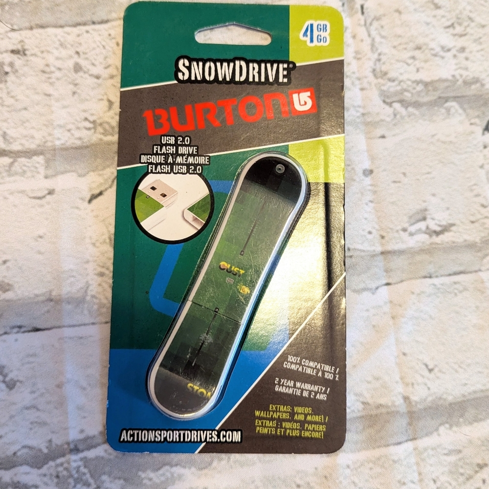 '08 🆕Burton Snowdrive Flash drive[New Old Stock]